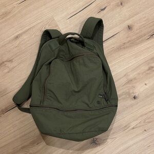 Lulu Lemon Olive Green Backpack